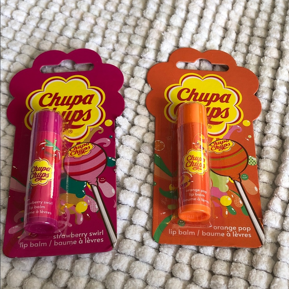 Lip Balm Duo - Strawberry Swirl & Orange Pop